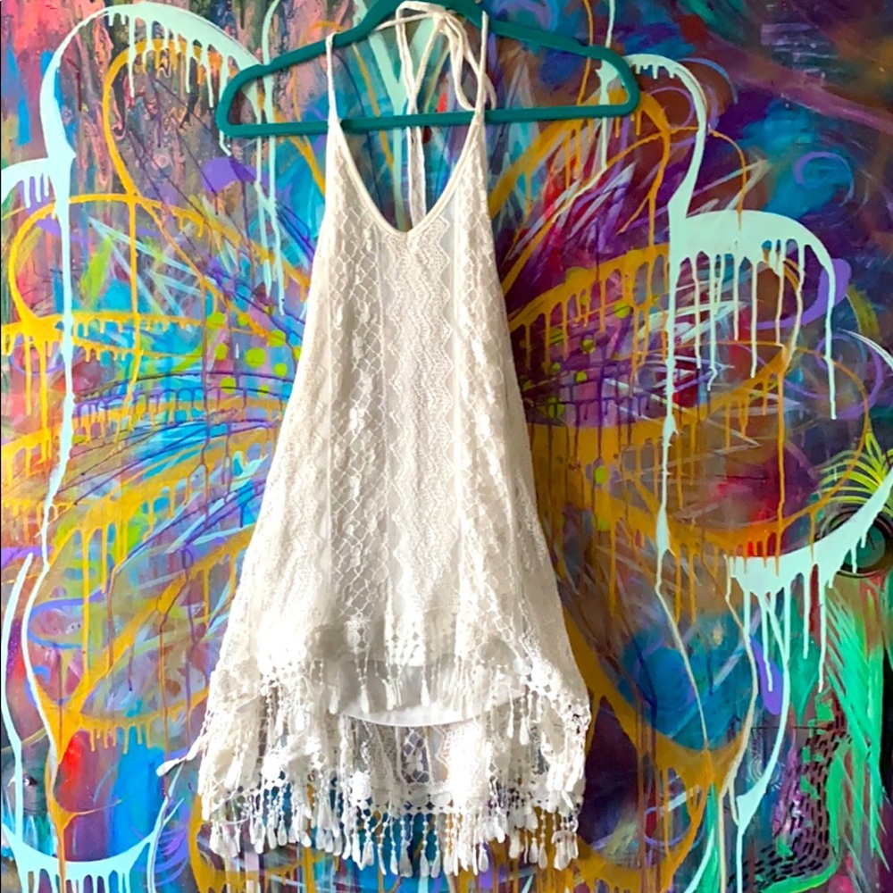 White summer mini
